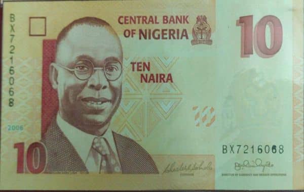 10 Naira from Nigeria