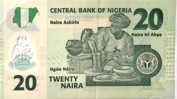 20 Naira from Nigeria
