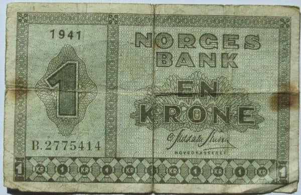 1 Krone from Norway
