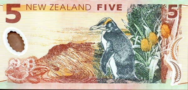 5 Dollars from New Zealand