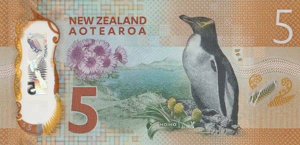 5 Dollars from New Zealand
