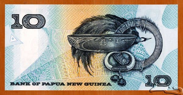10 Kina from Papua New Guinea
