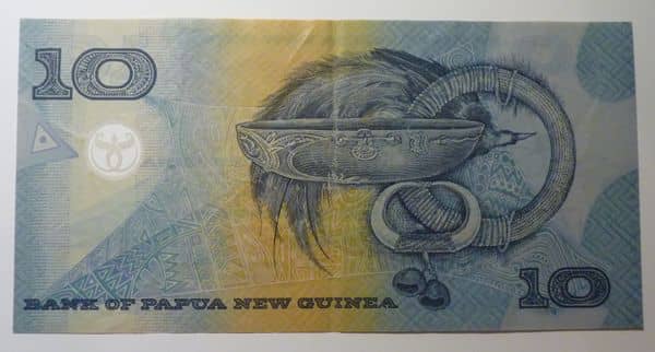 10 Kina 2000-2002 from Papua New Guinea