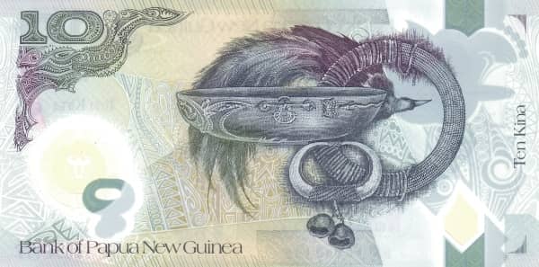 10 Kina35th Anniversary of Independence from Papua New Guinea