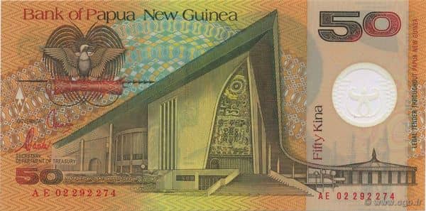 50 Kina from Papua New Guinea