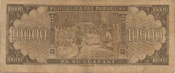 10000 Guaranies from Paraguay