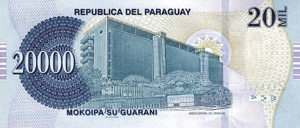 20000 Guaranies from Paraguay