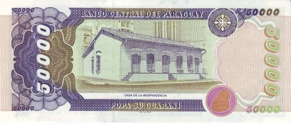 50000 Guaraníes from Paraguay