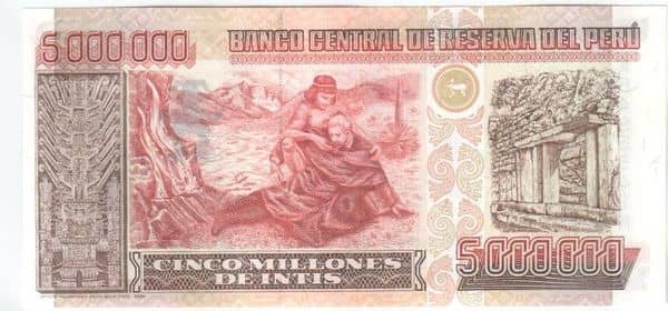 5000000 Intis from Peru