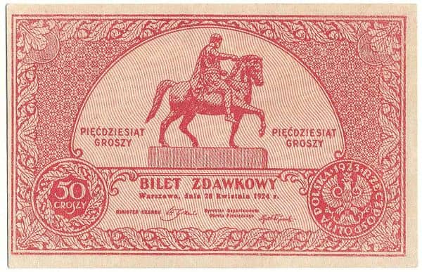 50 Groszy Bilet Zdawkowy from Poland