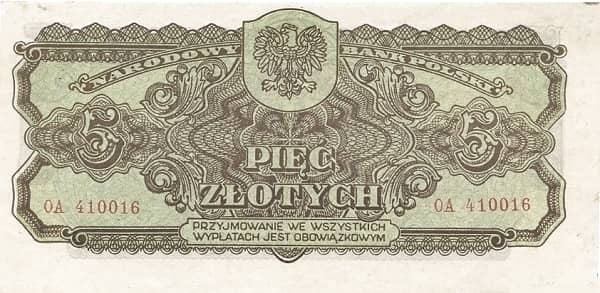 5 Zloty from Poland