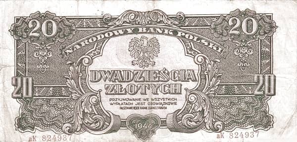 20 Zloty from Poland