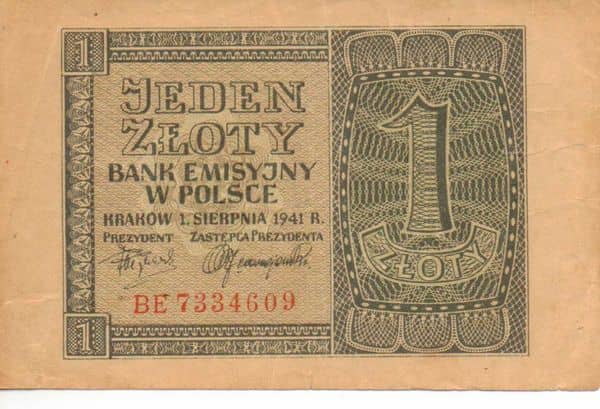 1 Zloty from Poland