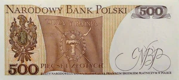 500 Zlotych from Poland