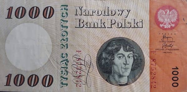 1000 Zloty from Poland