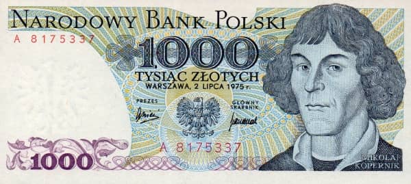 1000 Zlotych from Poland