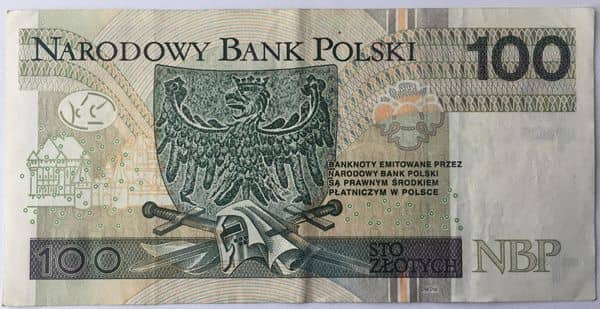 100 Zlotych from Poland