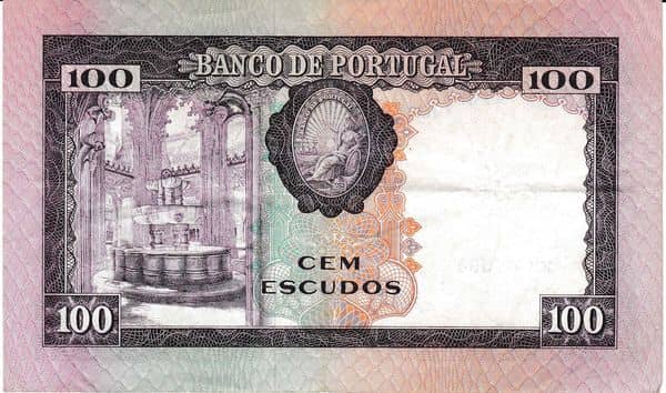 100 Escudos from Portugal