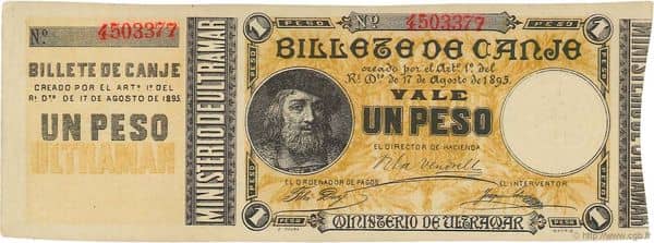 1 Peso from Puerto Rico