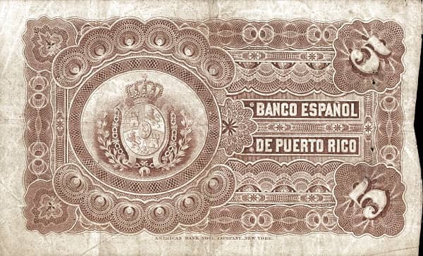 5 Pesos from Puerto Rico