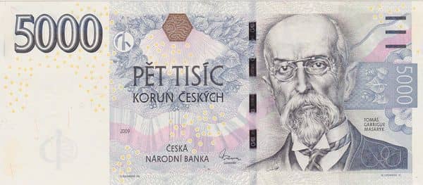 5000 Korun from Czech Republic