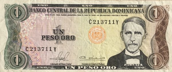 1 Peso Oro from Dominican Republic