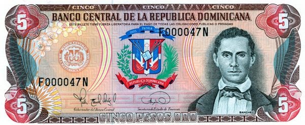 5 PesosOro from Dominican Republic