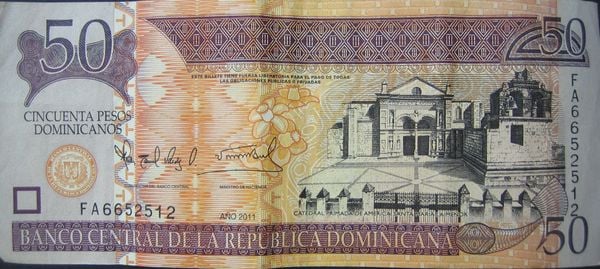 50 Pesos Dominicanos from Dominican Republic