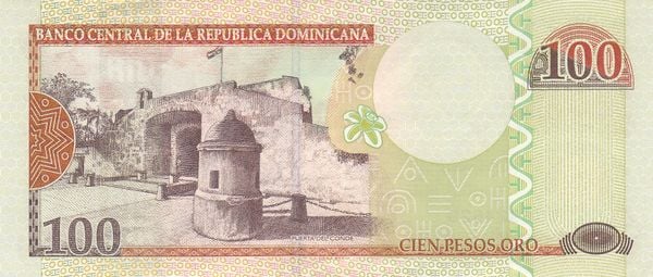 100 Pesos Oro from Dominican Republic