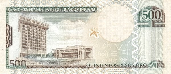 500 Pesos Oro from Dominican Republic