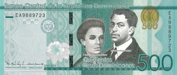 500 Pesos Dominicanos from Dominican Republic
