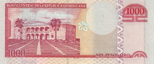 1000 Pesos Oro from Dominican Republic
