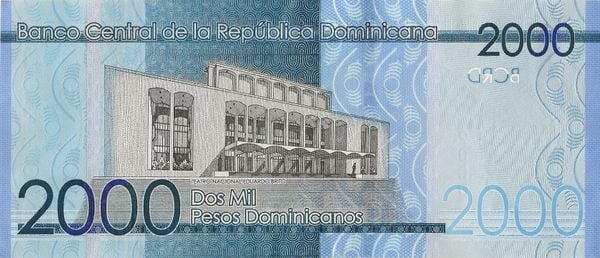 2000 Pesos Dominicanos from Dominican Republic
