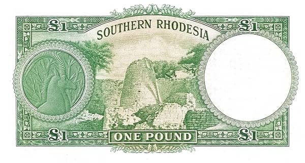 1 Pound from South Rhodesia
