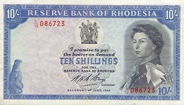 10 Shillings from Rhodesia