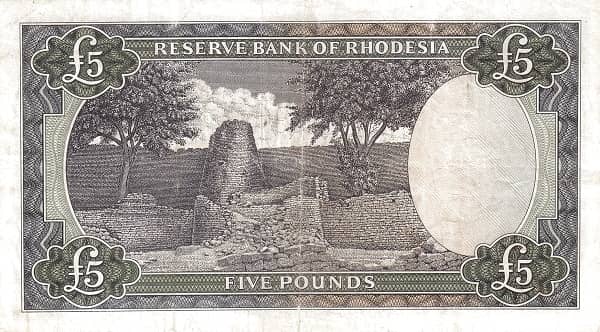 5 Pounds from Rhodesia