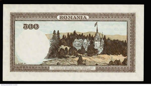 500 Lei from Romania
