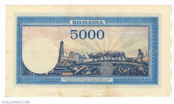 5000 Lei from Romania