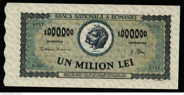 1000000 Lei from Romania
