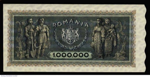 1000000 Lei from Romania