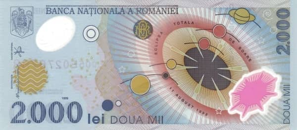 2000 Lei from Romania