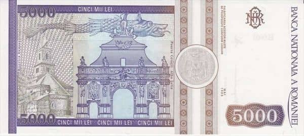 5000 Lei from Romania