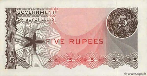 5 Rupees from Seychelles