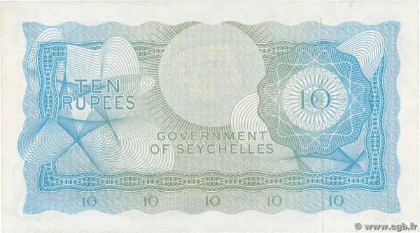 10 Rupees from Seychelles