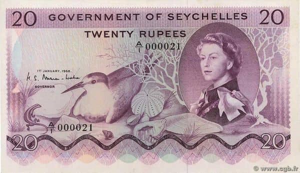 20 Rupees from Seychelles