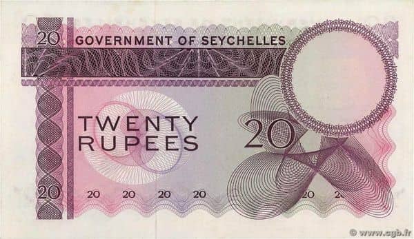 20 Rupees from Seychelles