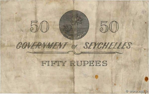50 Rupees Elizabeth II from Seychelles