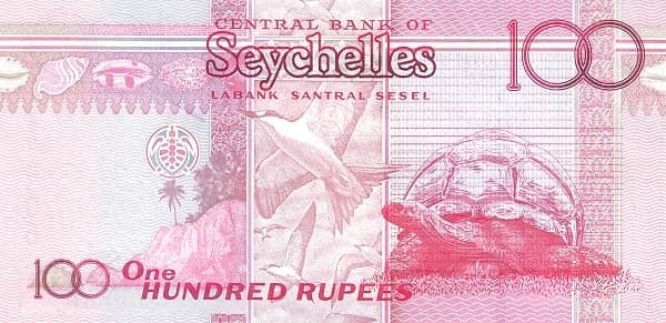 100 Rupees from Seychelles