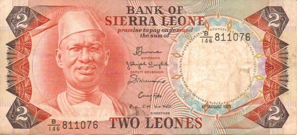 2 Leones from Sierra Leone