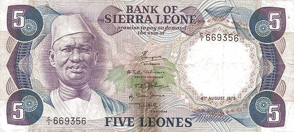 5 Leones from Sierra Leone
